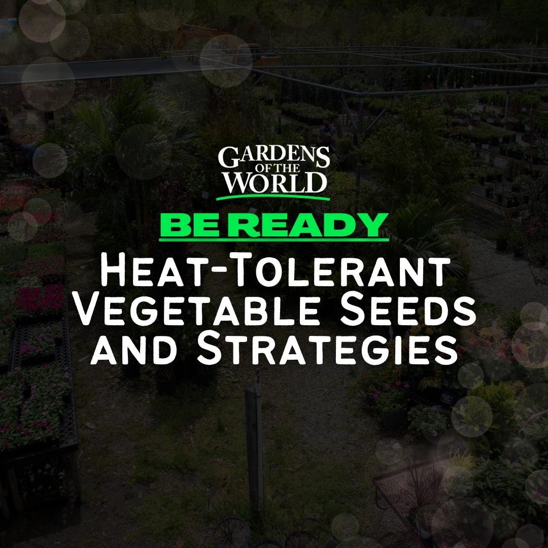 Be Ready: Heat-Tolerant Vegetable Seeds and Strategies