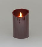 Red LED Candle w/ Flickering Wick