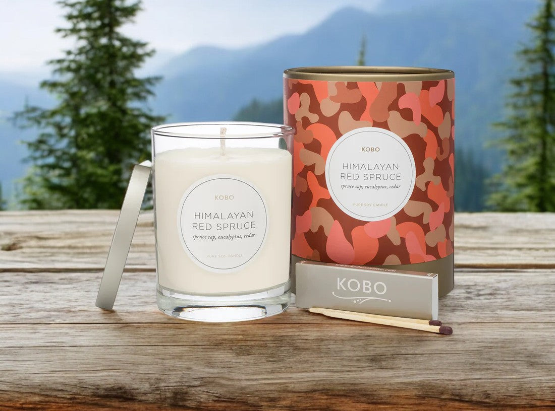 KOBO Himalayan Red Spruce Candle — Gardens of the World