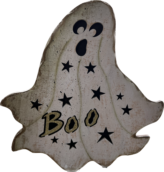 Cheap Carl's Halloween 20.5" Wooden Ghost