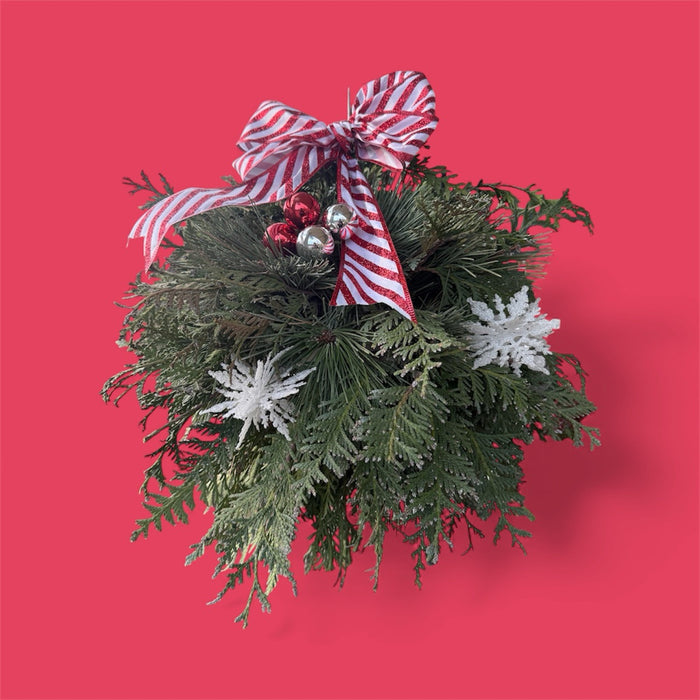 Kissing Balls Holiday Globes - Handmade