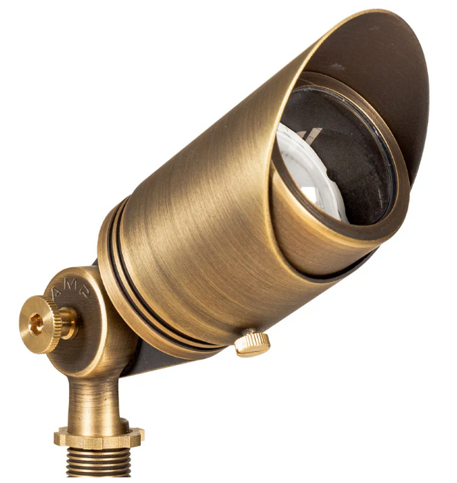 Professional Low Voltage Landscape Lighting Kit - 6 Spotlight and 4 Path Light, Cast Brass