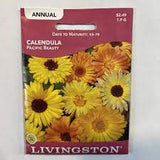 Livingston Seeds - Pacific Beauty Calendula