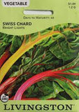 Livingston Seeds - Bright Lights Swiss Chard