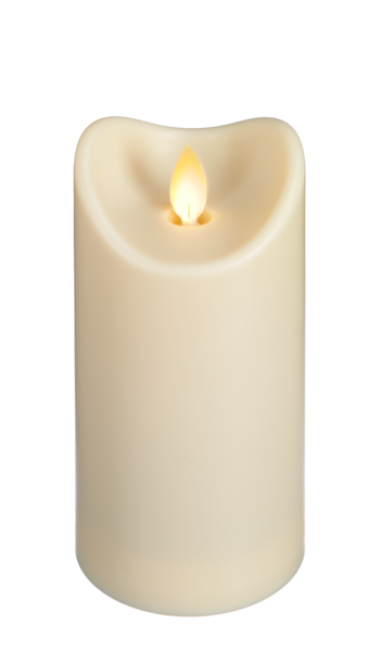 Ganz LED Resin Pillar Candle