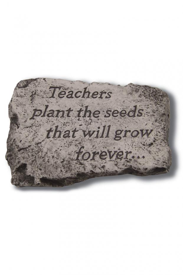 Massarelli Teachers Plant the Seeds... 10" Garden Stone