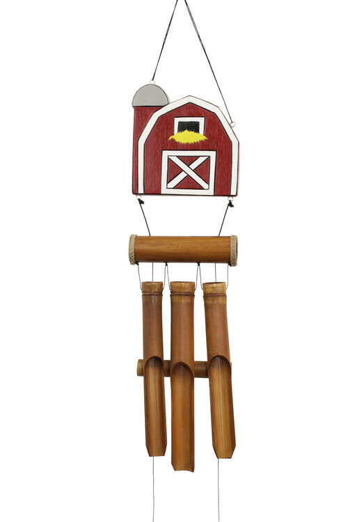 Cohasset Red Barn Bamboo Wind Chime