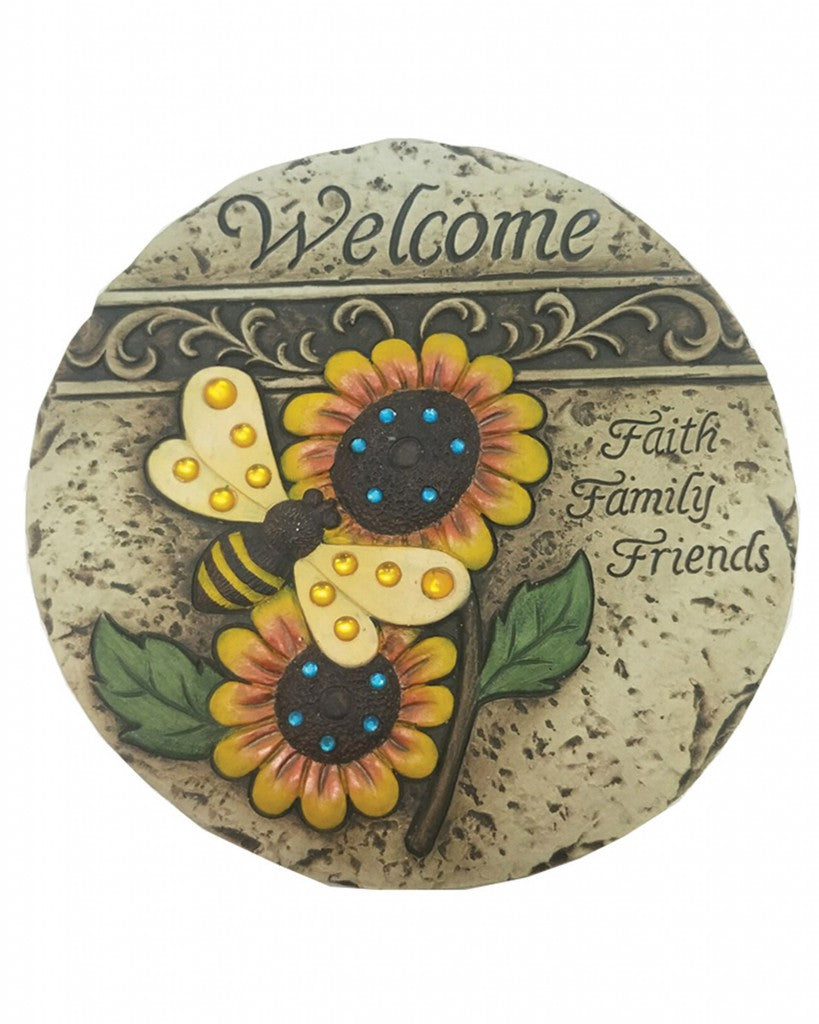 Sunflower Welcome Stepping Stone