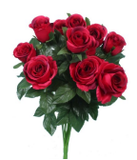 Ed London Red Hanna Rose - Artificial Flowers
