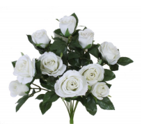 Ed London Cream/White Hanna Rose - Artificial Flowers