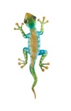 Rainbow Green Gecko Decor