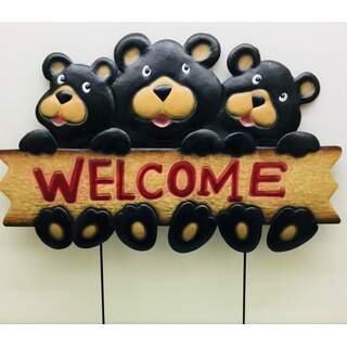 Welcome Bears Garden Sign