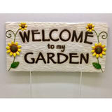 Welcome to My Garden Sign