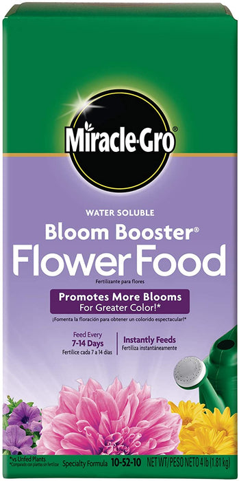 Miracle-Gro Water Soluble Bloom Booster Flower Food - 4 lbs.