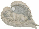 Ed London 8.5" Lying Angel in Wing Statue